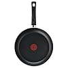 Tefal Aluminium Non-Stick 20cm & 28cm Frying Pan Twin Pack, Black