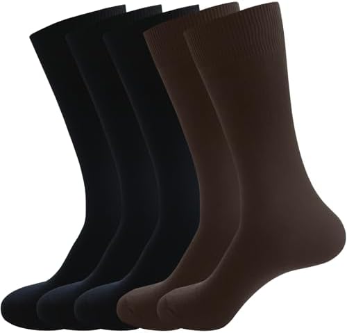 brown dress socks amazon Amazon.com: Royal Classic Dress Socks Natural Cotton 12 Pairs SOLID BROWN  COLOR Formal Socks 10-13 : Clothing, Shoes & Jewelry
