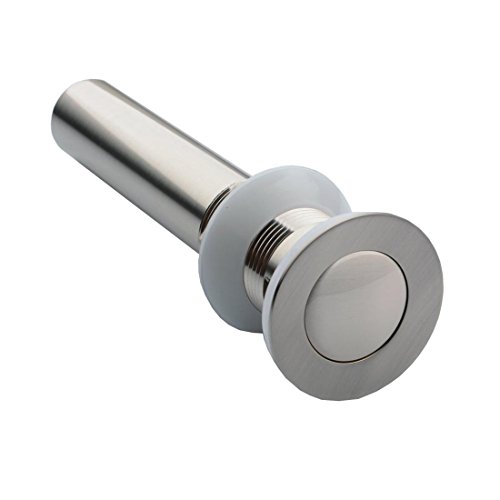 Hiendure pop up overflow bathroom sink drain, brushed n…