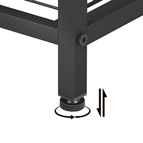 IBF Kitchen Bakers Rack, Industrial Microwave Oven Stand, Wood and