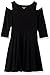 The Children's Place Girls' Solid Cold Shoulder Dress