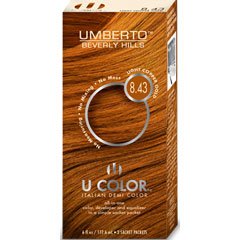 UMBERTO U COLOR ITALIAN DEMI COLOR KIT-6.0 MEDIUM BROWN
