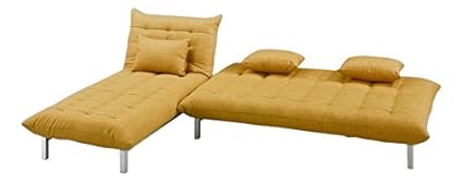 Furny Designer Five Seater L-Shaped sofa ( Yellow)