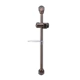 Dura Faucet (DF-SA300CL-ORB) RV Shower Slide Bar - Oil Rubbed Bronze Finish - For RV's, Motorhomes, Travel Trailers, Campers and 5th Wheels