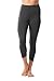 90 Degree By Reflex - High Waist Tummy Control Shapewear - Power Flex Capri - Black and Heather Charcoal 2 Pack - Large