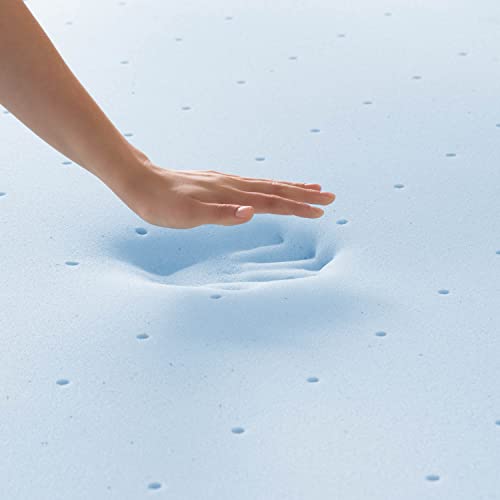 Lucid 2 Inch Mattress Topper Queen Gel Infused Memory Foam Memory