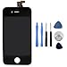 Replacement Digitizer and Touch Screen LCD Assembly for Black Apple iPhone 4