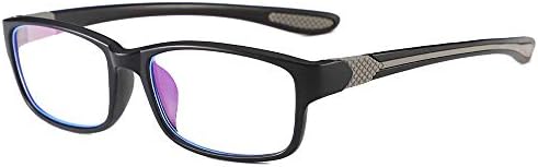 Blue Light Blocking Glasses Anti Blue Rays, Glare UV Reduce Eyestrain, Sleep Better,Lighten Headaches,HD Lens Visual Color Real Computer Reading Glasses (Popular Sports Frame)