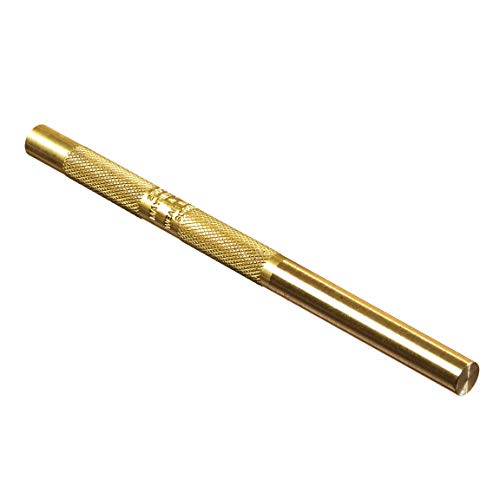 Mayhew Tools Furador de metal serrilhado 25074, 1/4" e 6 mm x 4"