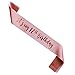 MAGJUCHE It's My 12th Birthday sash, Rose Gold Girl 12 Years Birthday Gifts Party Supplies, Pink Party Decorations