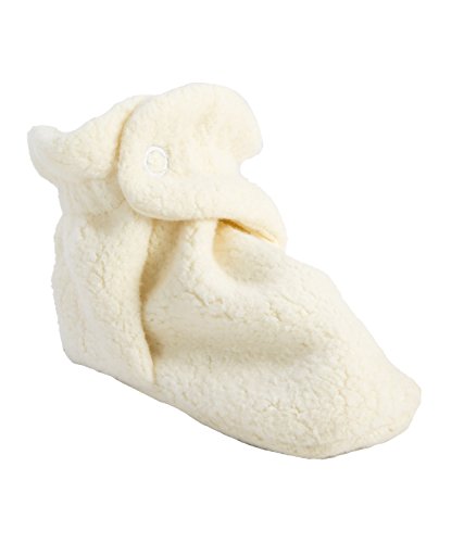 Zutano Newborn Unisex-Baby Fleece Bootie, Cream, 6 Months
