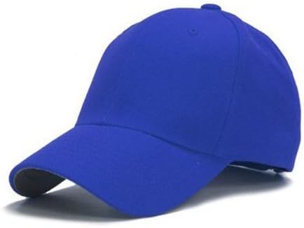 Blank Kids Youth Baseball Adjustable Velcro Hat - Blue