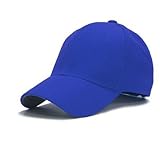 Blank Kids Youth Baseball Adjustable Velcro Hat - Blue