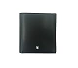MontÎ’lÐ°nc Classic Black Leather Men's Wallet