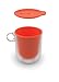 Joseph Joseph M-Cuisine Cool Touch Microwave Mug Set of 2, Orange
