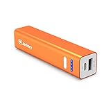 [The Smallest] Jackery Mini 3350mAh Portable Charger - External Battery Pack, Premium Aluminum Power Bank, Portable iPhone Charger for iPhone Xs max/Xs/XR/X/8/7/6/5, Samsung Galaxy S9/S8 (Orange)