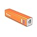 Jackery Mini Portable Charger 3350mAh External Battery Pack, Power Bank, & Portable iPhone Charger for Apple iPhone XS, 7 Plus, 8 Plus, 6, 5, iPad Air, iPad Mini, Samsung Galaxy S6 (Orange)