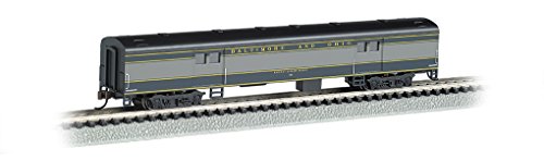 Bachmann Industries Smooth Side B&O N-Scale Baggage Car, 72'