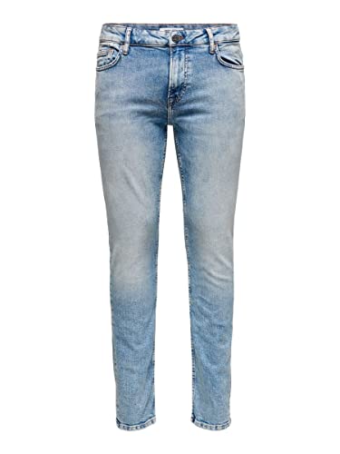 ONLY & SONS Herren Onsloom Slim Blue Wash Fg 1409 Noos Jeans, Hellblau, 31W / 30L EU