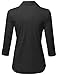 Made by Emma MBE Women's Button Down Cotton Spandex Side Rib Panel Blouse