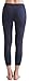 Oalka Women's Yoga Capris Running Pants Workout Leggings Charcoal XL