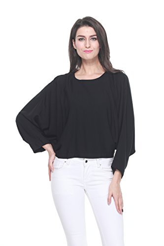 batwing sleeve crop top
