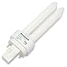 Sylvania 21120 (4-Pack) CF13DD/841/ECO 13-Watt Double Tube Compact Fluorescent Light Bulb, 4100K, 780 Lumens, 82 CRI, T4 Shape, GX23-2 Bi-Pin Base primary