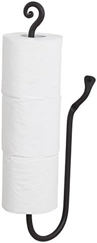 Wrought Iron Swirl Toilet Paper Holder 3 Rolls Storage | by RTZEN-Décor