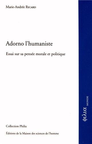 Adorno l'humaniste