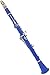 Lazarro 150-BU-L B-Flat Bb Clarinet Royal Blue-Silver Keys with Case, 11 Reeds, Care Kit and Many Extras