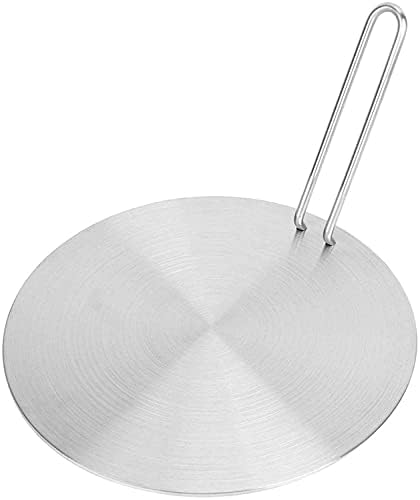 6.3inch Induction Cooktop Mat, Induction Converter Heat Diffuser Simmer