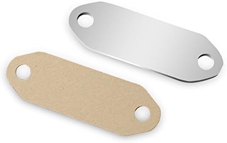 YANGCAN EGR Delete Block Off Plate WITH Gasket Fit For 87-93 Ford Mustang 5.0 302