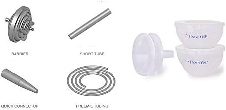 Freemie Collection Cups Deluxe Set with Connection Kit for Ameda and Philips Avent Breast Pumps