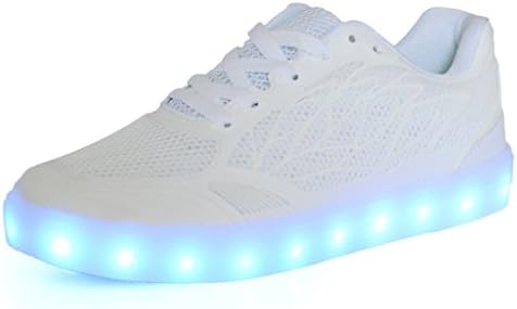 ECF Women shoes USB Charging LED Glow Shoes Flashing Sneakers