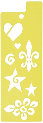 Delta Creative Stencil Mania Stencil, 3 by 8.5-Inch, 979600308 Mania Motifs