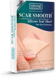 3 x Scar Smooth Silicone Scar Sheet With Silon Technology By Smooth E Made in the USA by Scar Smooth