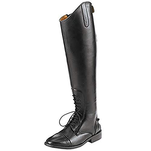 Equistar Childs All-Weather Synthetic Field Riding Boots, Black, 5 - Thumbnail 3