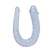 Double-Ended Dildo Waterproof Jelly Double Dongs Realistic Dildo Penis Cock Anal Butt Plug Prostate Massager G-Spot Stimulation Adult Sex Toys for Women Men