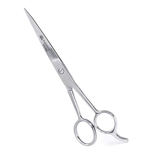 Equinox 2-Pack Professional Shears Razor Edge Series - Barber Hair Cutting Scissors/Shears - 6.5" with Finger Inserts