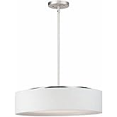 Maxim Lighting 10226WLSN Prime-32.5W 5 LED Pendant-20 Inches Wide by 6.5 inches high, Finish Color: Satin Nickel, Shade Color