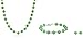 Amazon Collection Rhodium-Plated Sterling Silver Jade and Freshwater Cultured Pearl Necklace, Bracelet, and Stud Earrings Jewelry Set