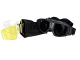 Lancer Tactical Airsoft Safety Goggles Basic with Multi Lens Kit - Smoke, Clear and Yellow Lens