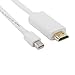 HDE 10ft. Mini Display Port / Mini DP Male to HDMI Male HD Cable Gold Plated Apple MacBook to HDTV Monitor Adapter