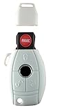 Silicone Smart Key FOB Cover For Mercedes-benz Fits Many Models C, Cl, CLK Cases (White)