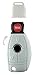 Silicone Smart Key FOB Cover For Mercedes-benz Fits Many Models C, Cl, CLK Cases (White)