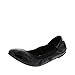 dexflex Comfort Women's Black Claire Scrunch Flat 8 M US