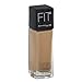Maybelline New York Fit Me Dewy & Smooth Foundation, Pure Beige, 1 Fl Oz (Pack of 4)
