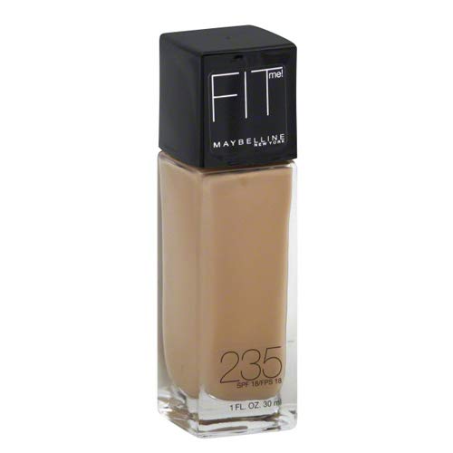 Maybelline New York Fit Me Dewy & Smooth Foundation, Pure Beige, 1 Fl Oz (Pack of 4)