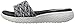 Skechers Cali Women's Burst - Elations Flat Sandal,Black/White,10 M US