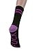 Socks FUCK OFF Ribbed Knit Half Crew Socks Fall Winter Ferbia Unisex Embroidery Swear Word Curse Printed Stockings
